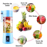 Míni liquidificador portátil usb suco shake 6 lâminas